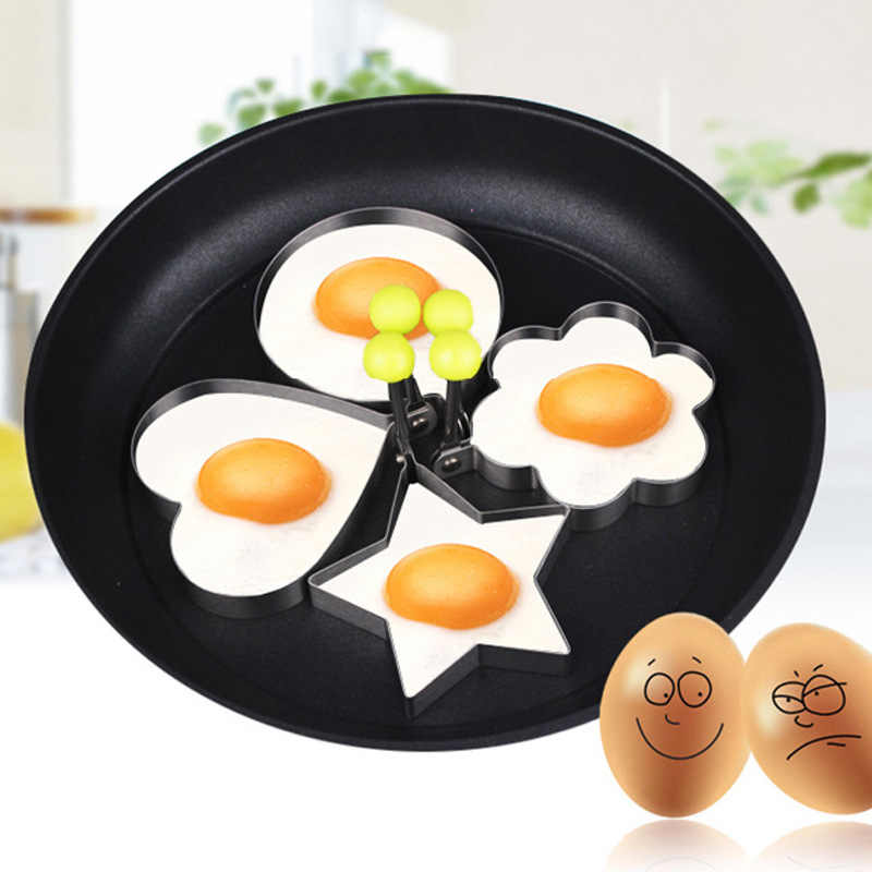 Fried Egg Mold, Pack of 4 Stainless Steel