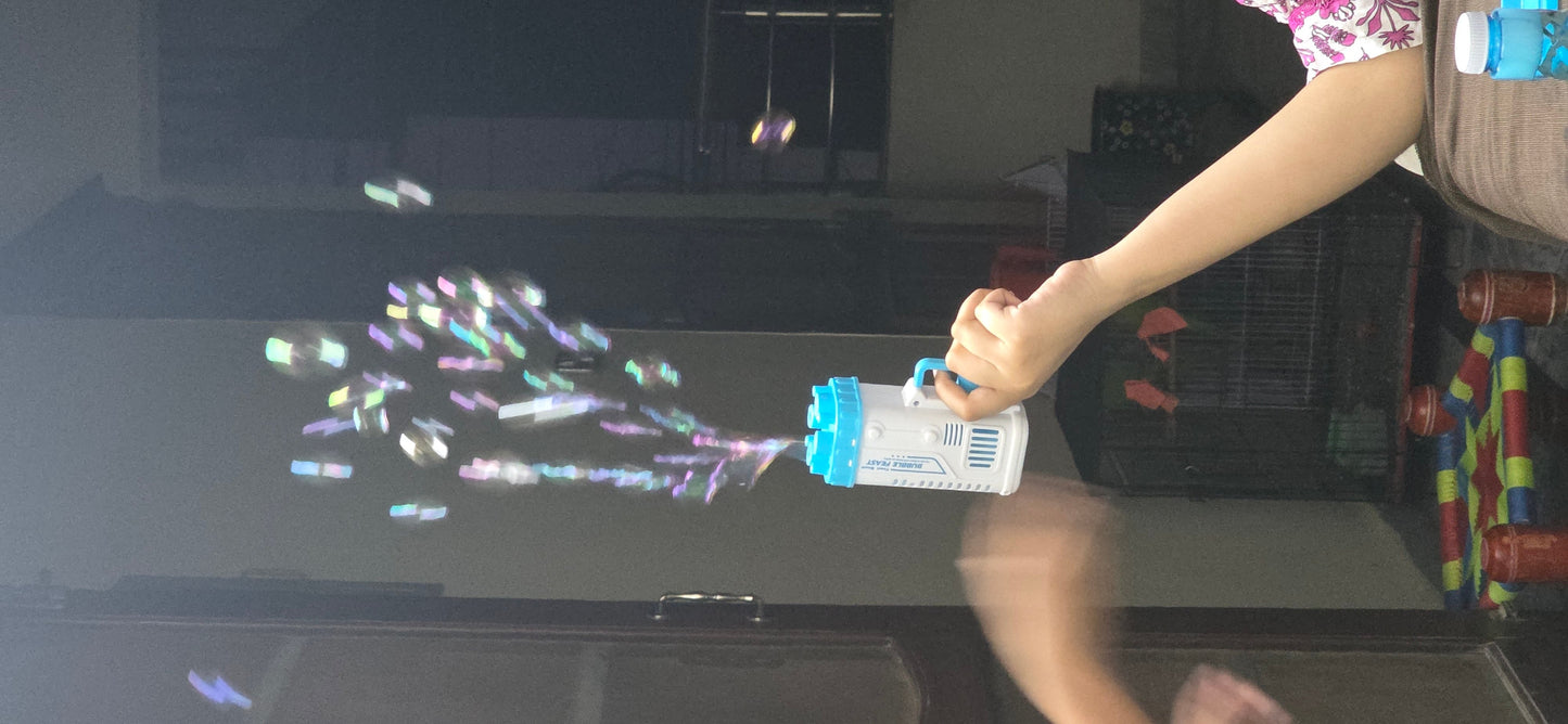 Electric Bubble Blower Machine Toy for Kids