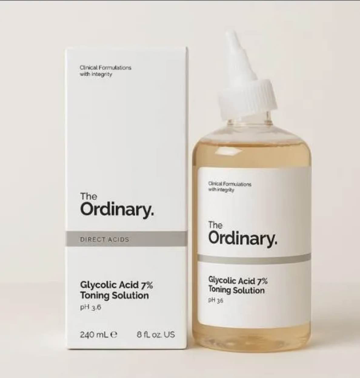 The Glycolic Acid 7% Toning Solution skin glowing skin whitening anti acne serum