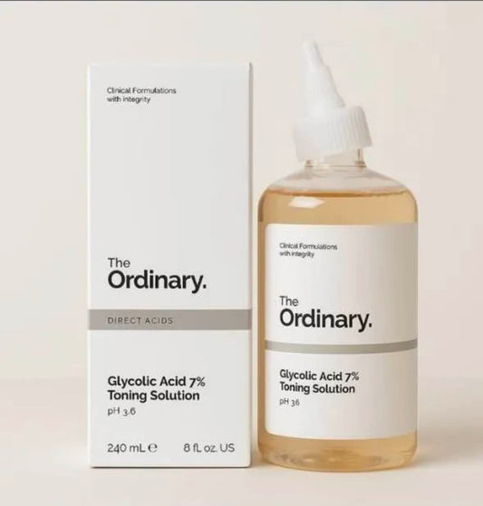 The Glycolic Acid 7% Toning Solution skin glowing skin whitening anti acne serum