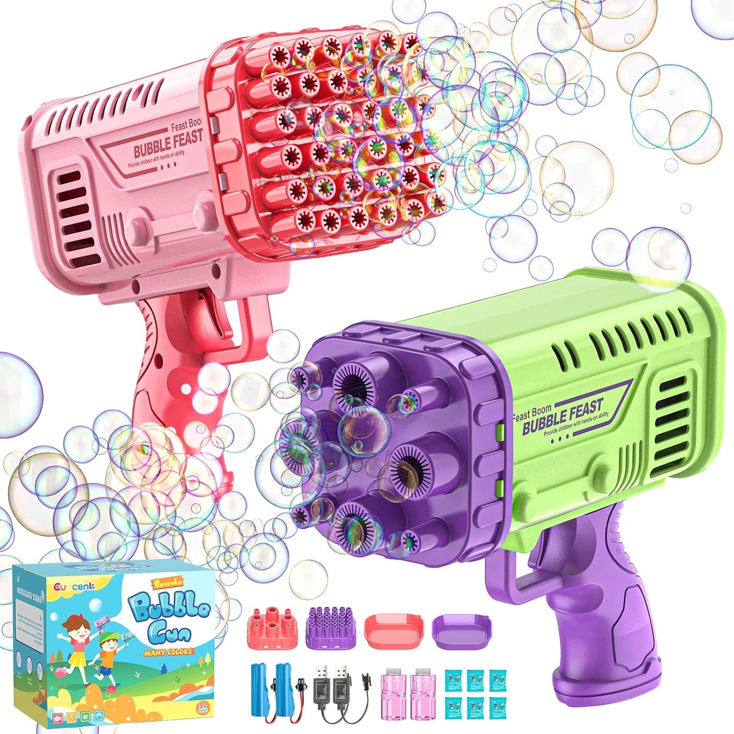 Electric Bubble Blower Machine Toy for Kids