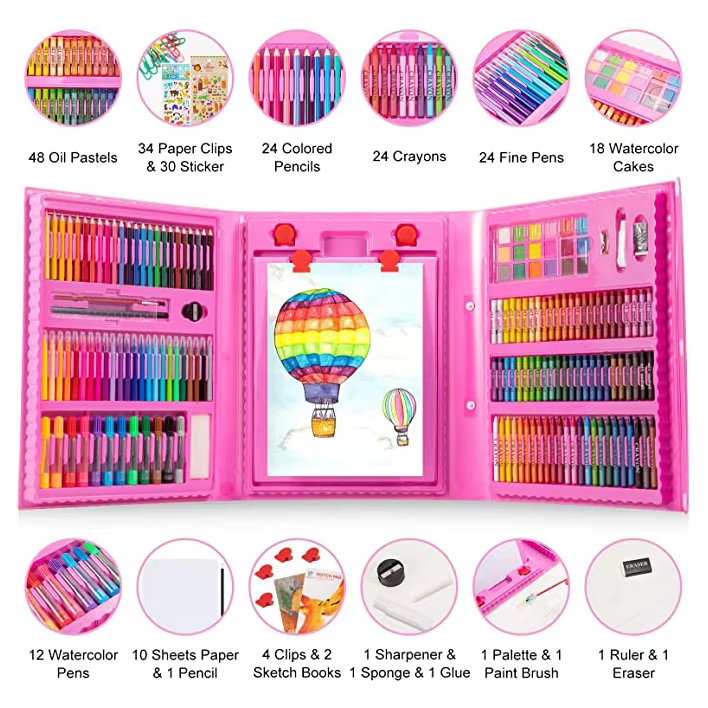 Kids Coloring Kit & Art Kit Complete Painting
